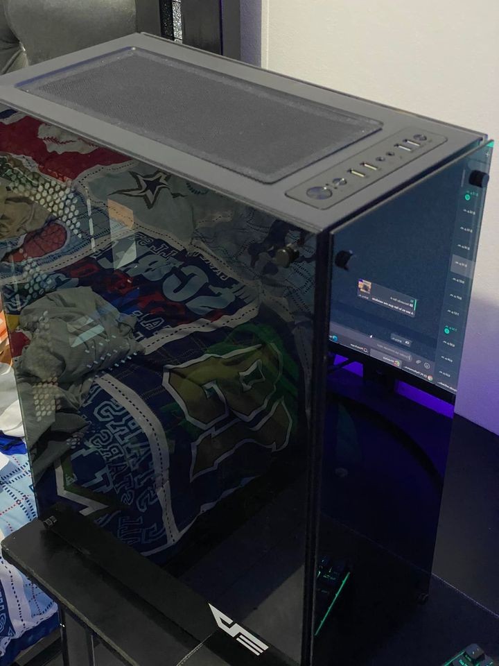 computadoras y laptops - DarkFlash Phantom Black ATX Mid-Tower PC Case