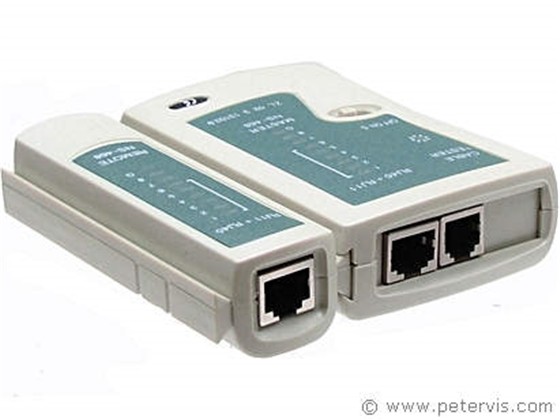 accesorios para electronica - PROBADOR DE CABLES AGILER PARA REDES PARA CAT5, CAT6, UTP, STP, RJ45 INCLUYE UNI
