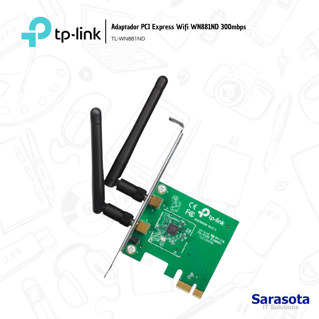 accesorios para electronica - Tp-Link PCIe adaptador WIFI WN881ND 0