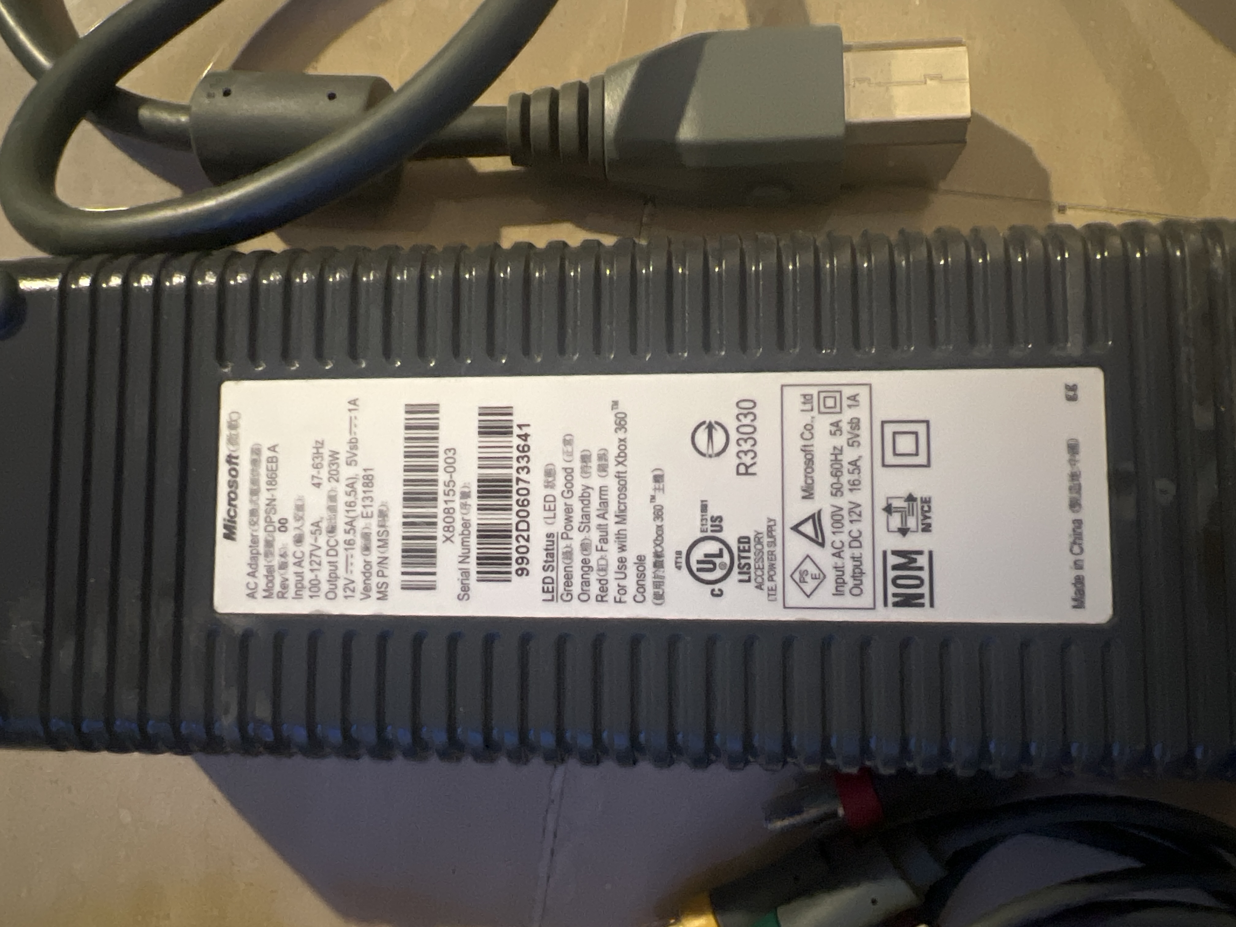 consolas y videojuegos - Fuente para xbox 360 2007 2