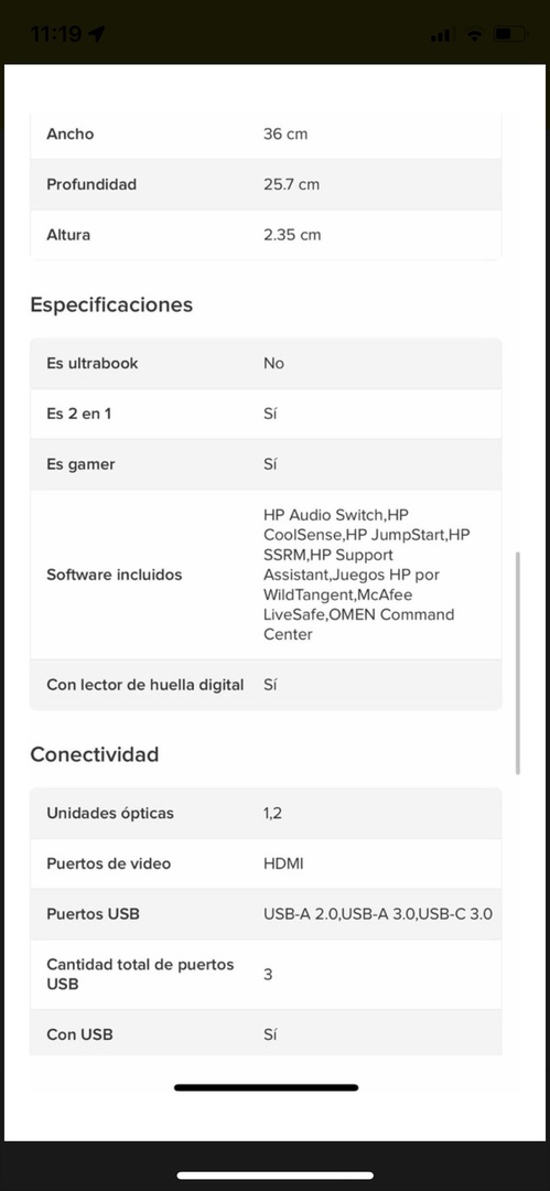 computadoras y laptops - Laptop HP COMO NUEVA ÚNICO DUEÑO  9