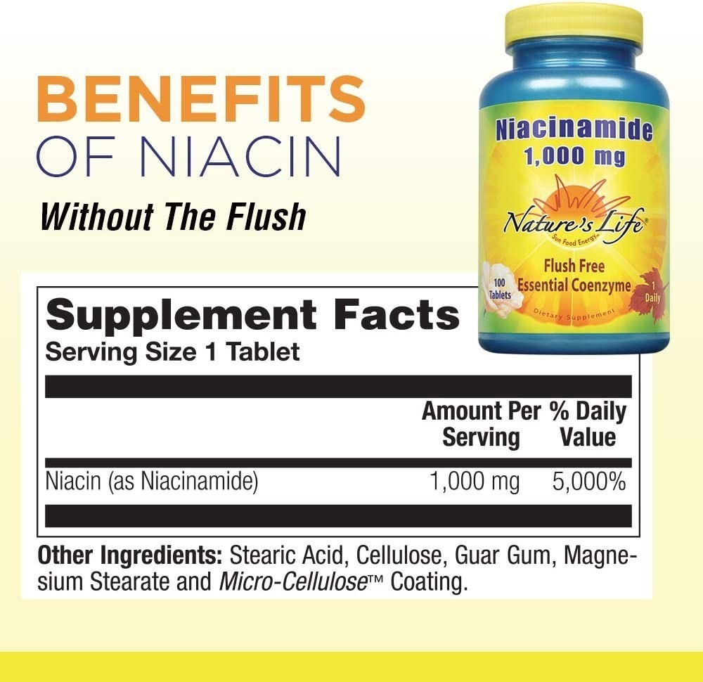 Salud y Equipamiento Médico - Niacinamida 100 Tabl 1000 Mg - Uni - Unidad A $1559 2