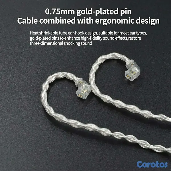 otros electronicos - Cable KZ de 1064 núcleos de 8 hebras jack 3.5mm 8