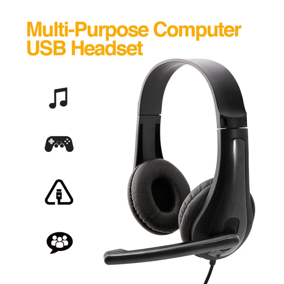 computadoras y laptops - AUDIFONO Y MICROFONO USB ARGOM ESPECIALMENTE PARA ESTUDIANTE ,LIVIANO  1