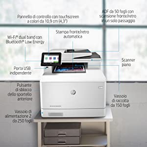 impresoras y scanners - TOTALMENTE NUEVA LASER A COLOR HP LASERJET PRO 400 COLOR MFP M479DW 
 1