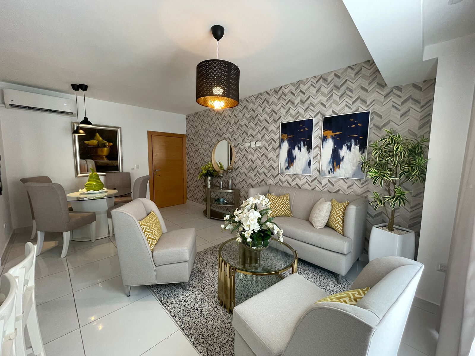 apartamentos - Exquisitamente amueblado apto de 1 h. Bella Vista