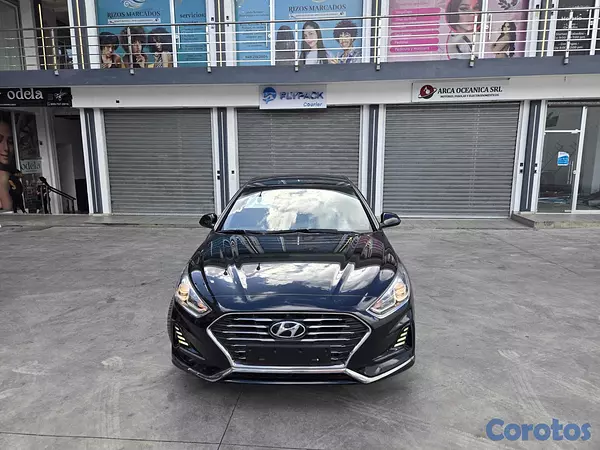 carros - HYUNDAI SONATA NEW RISE 2018 NEGRO GASOLINA 6