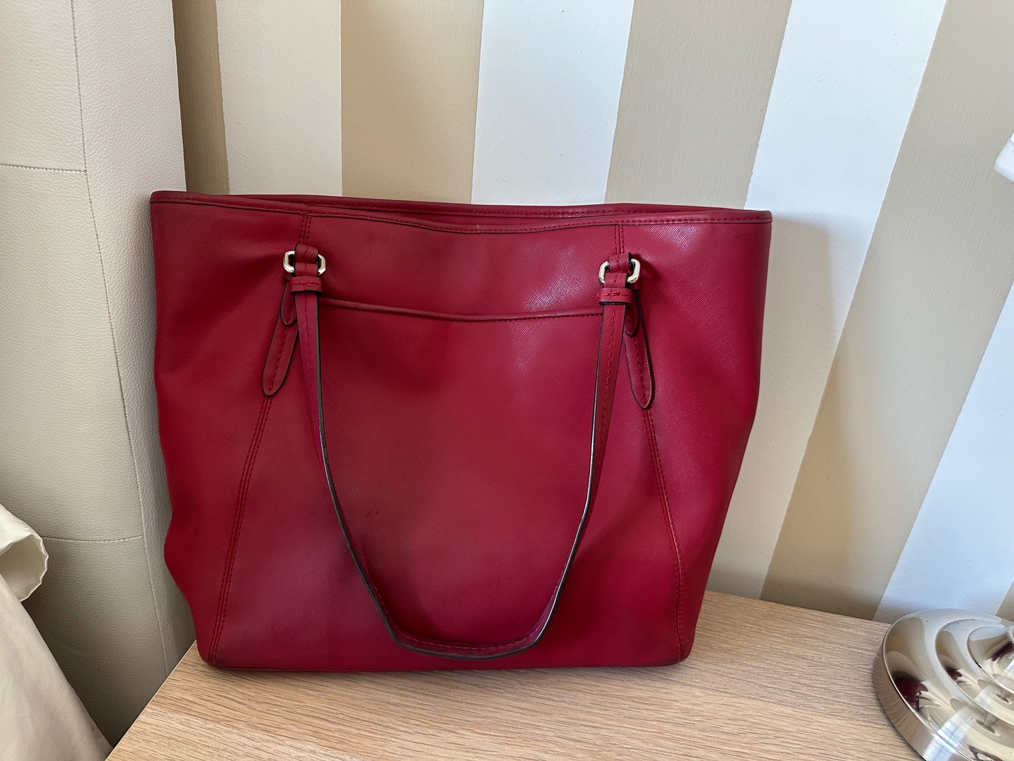 Cartera coach roja online