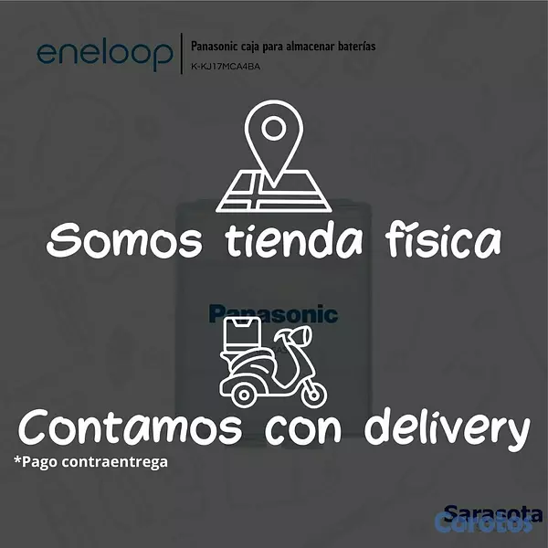 accesorios para electronica - Eneloop Panasonic Caja para Baterías 3
