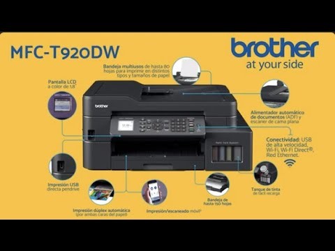 impresoras y scanners - MULTIFUNCIONAL,BROTHER INKBENEFIT TANK MFCT920DW, (ESCANER< COPIA,IMPRESORA)WI-F