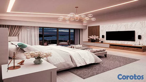 casas vacacionales y villas - Villa de 4 Habitaciones con baño, walk in closet. Caleton, Cap Cana 4