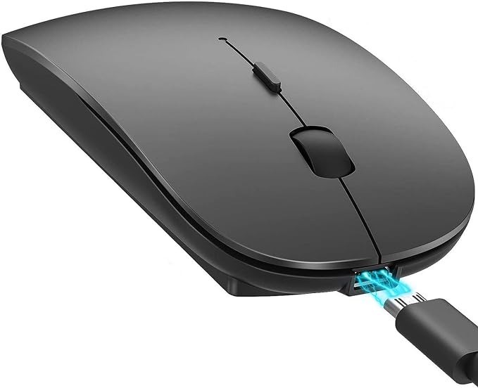 otros electronicos - Mouse inalámbrico Bluetooth recargable con Leds RGB 4