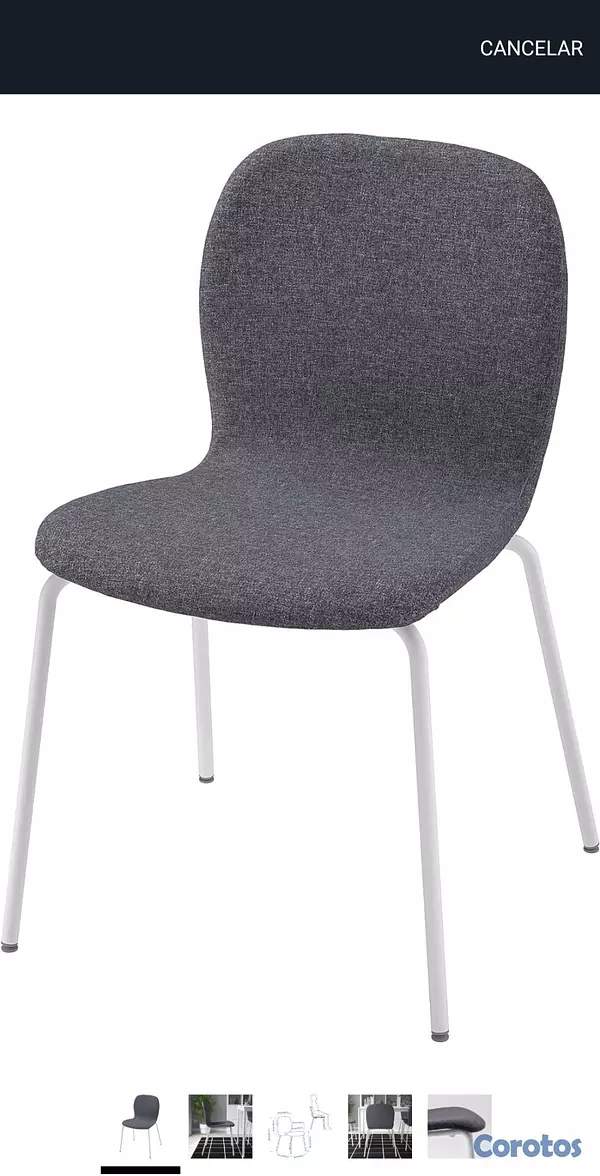 muebles y colchones - Juego de comedor IKEA (mesa + 4 sillas) como nuevo 6