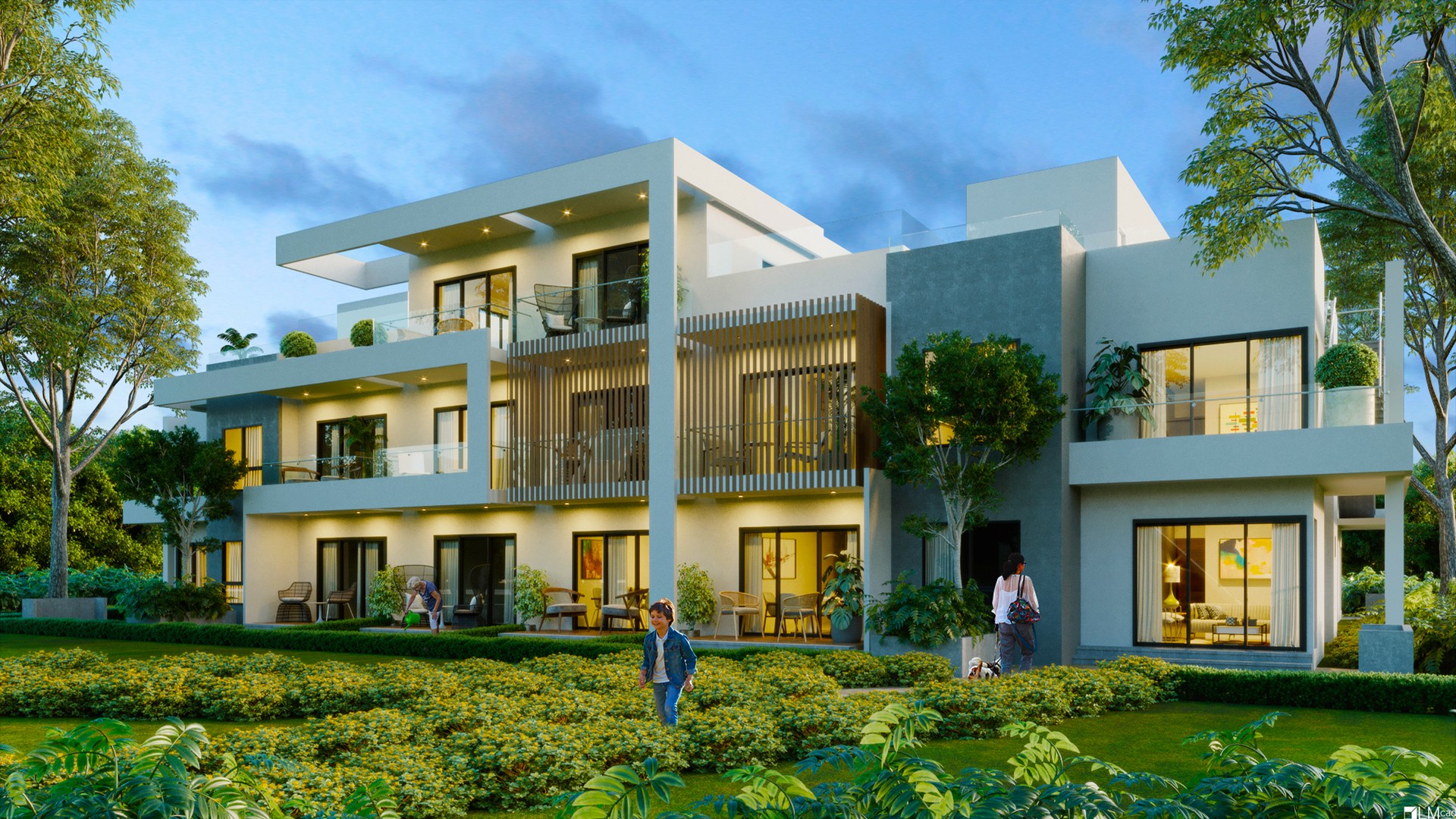 apartamentos - Apartamentos en Punta Cana con patio