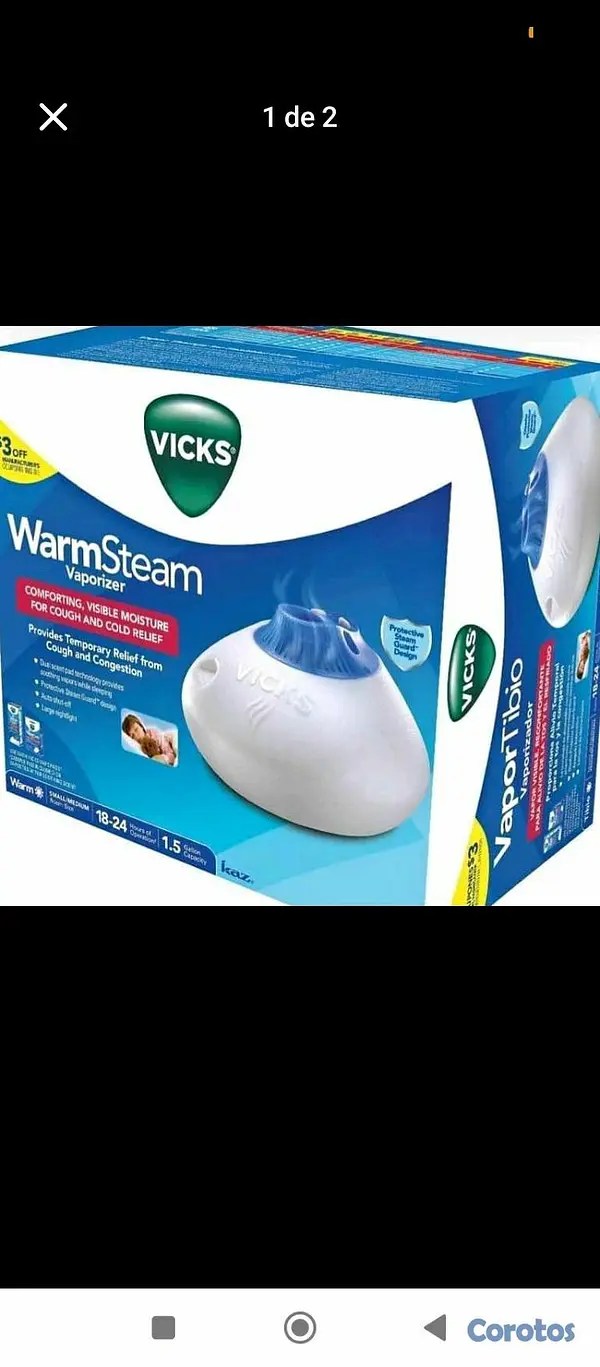 cuidado y nutricion - humificadores marca Vick y otras  2