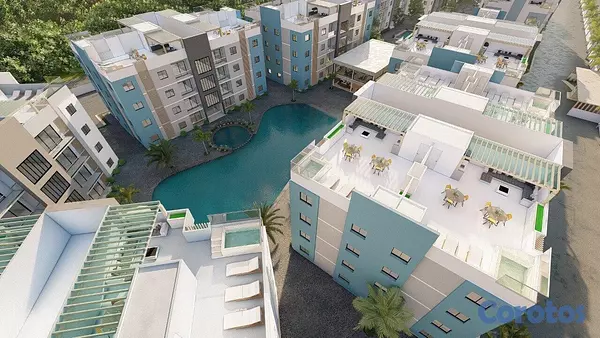 apartamentos - Apartamento en venta en bávaro de 3 habitaciones  2