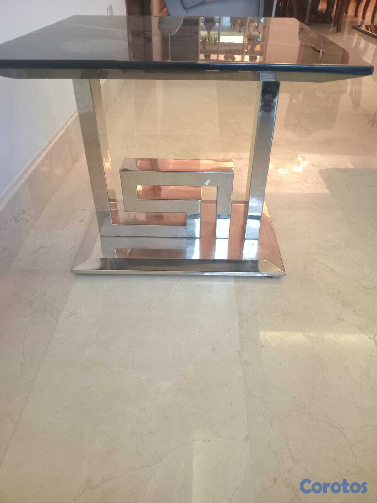 muebles y colchones - Mesa para sala con su mesa lateral en juego 4