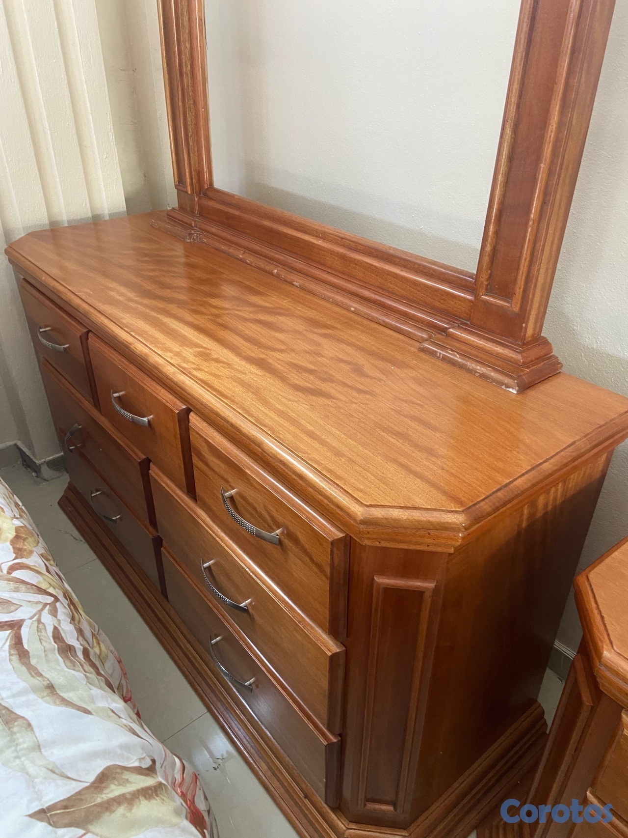 muebles y colchones - Juego de cuarto don Felix 60" ocume (Juan Carlos) 5