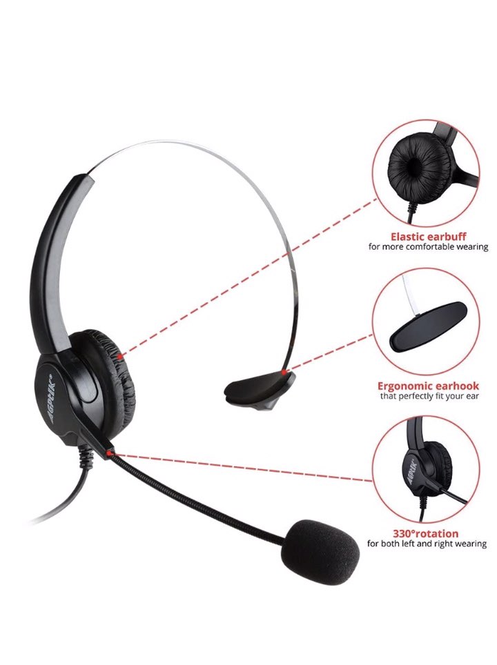 otros electronicos - Teléfono Mono auricular para Call Center  5