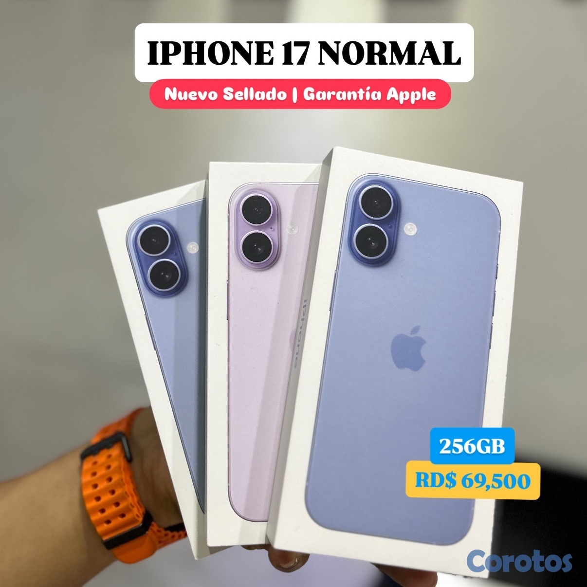celulares y tabletas - IPHONE 17 NORMAL 256GB SELLADOS🔥