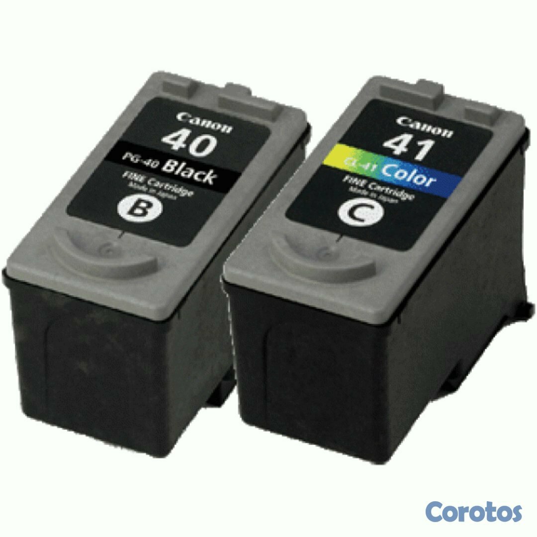 impresoras y scanners - CARTUCHOS CANON PG-40 CL-41 NEGRO Y COLOR TOTALMENTE ORIGINAL 2