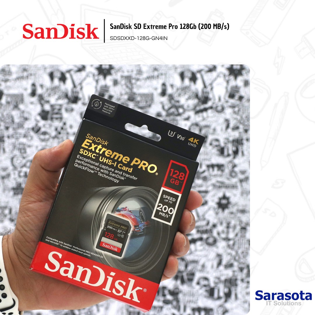 accesorios para electronica - Memoria SD 128Gb SanDisk Extreme Pro (200 MB/s) 1