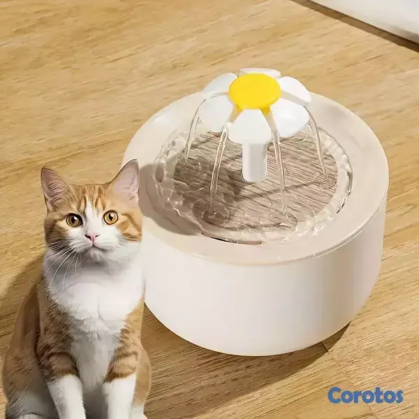 animales y mascotas - Fuente de agua para gatos 1.5 litros 8