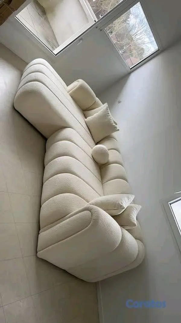 muebles y colchones - juego de muebles curvo moderno 8