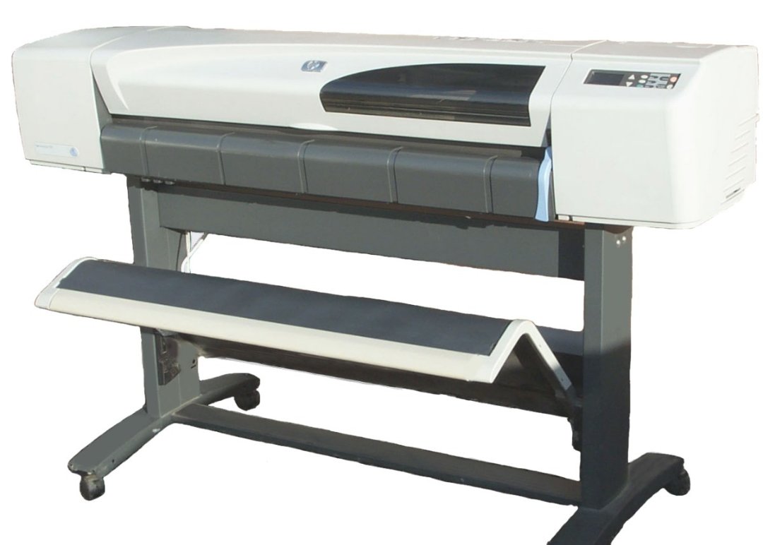 equipos profesionales - Ploter HP de planos y posters de 42" plotter designjet con 1 año de garantia