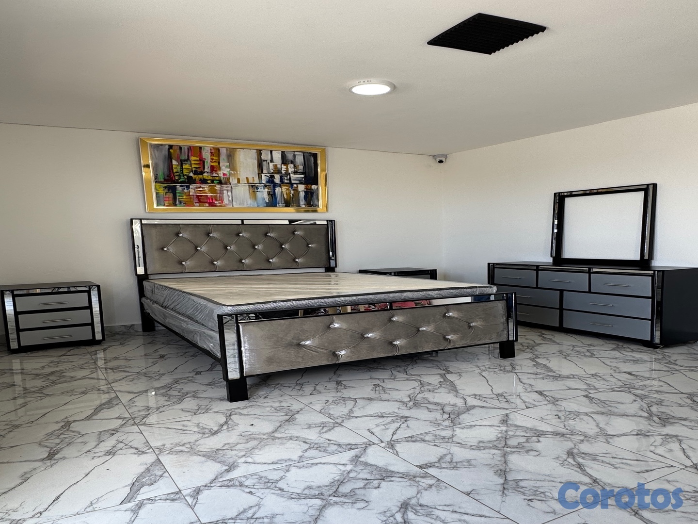 muebles y colchones - Juego de aposento moderno 1