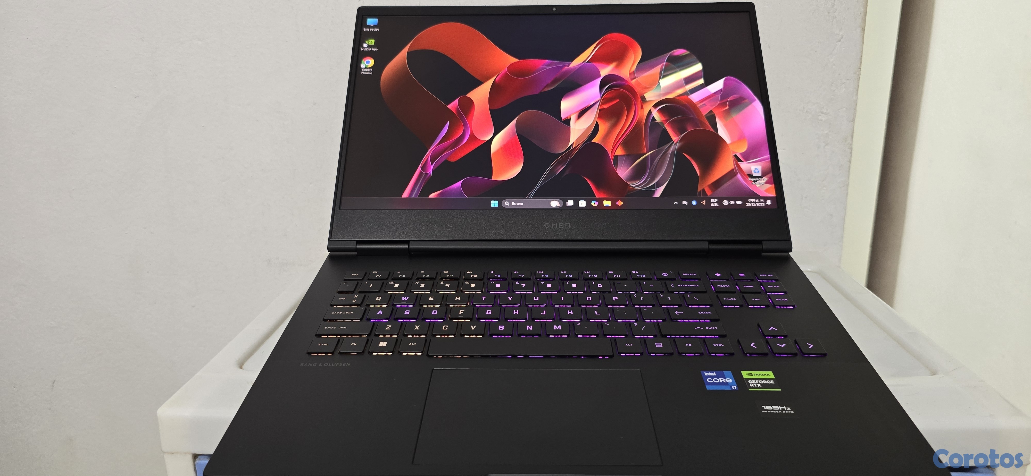 computadoras y laptops - hp Omen Gamer 16 Pulg Core i7 13th Ram 32gb Disco 1TB ssd Nvidea Rtx 4060 8gb  1
