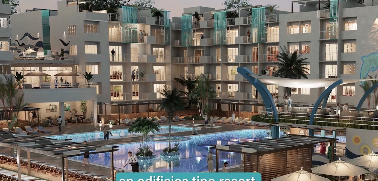 apartamentos - Venta de proyectos de apartamentos en punta cana complejo vacacional con piscina