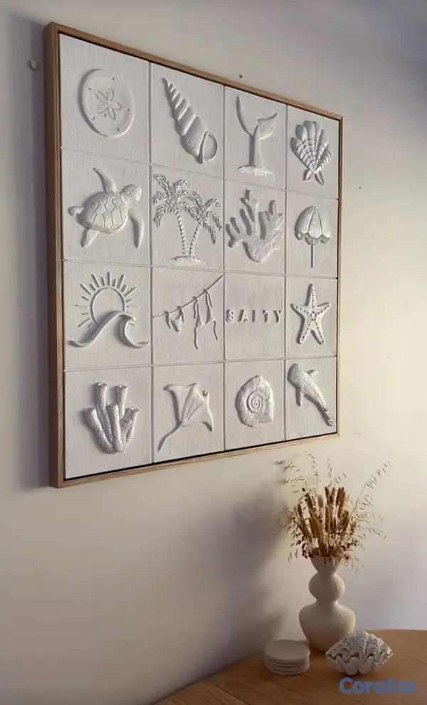 arte y antigüedades - 🌼 REGALO PARA MAMÁ - Cuadro Floral Texturizado Min 4