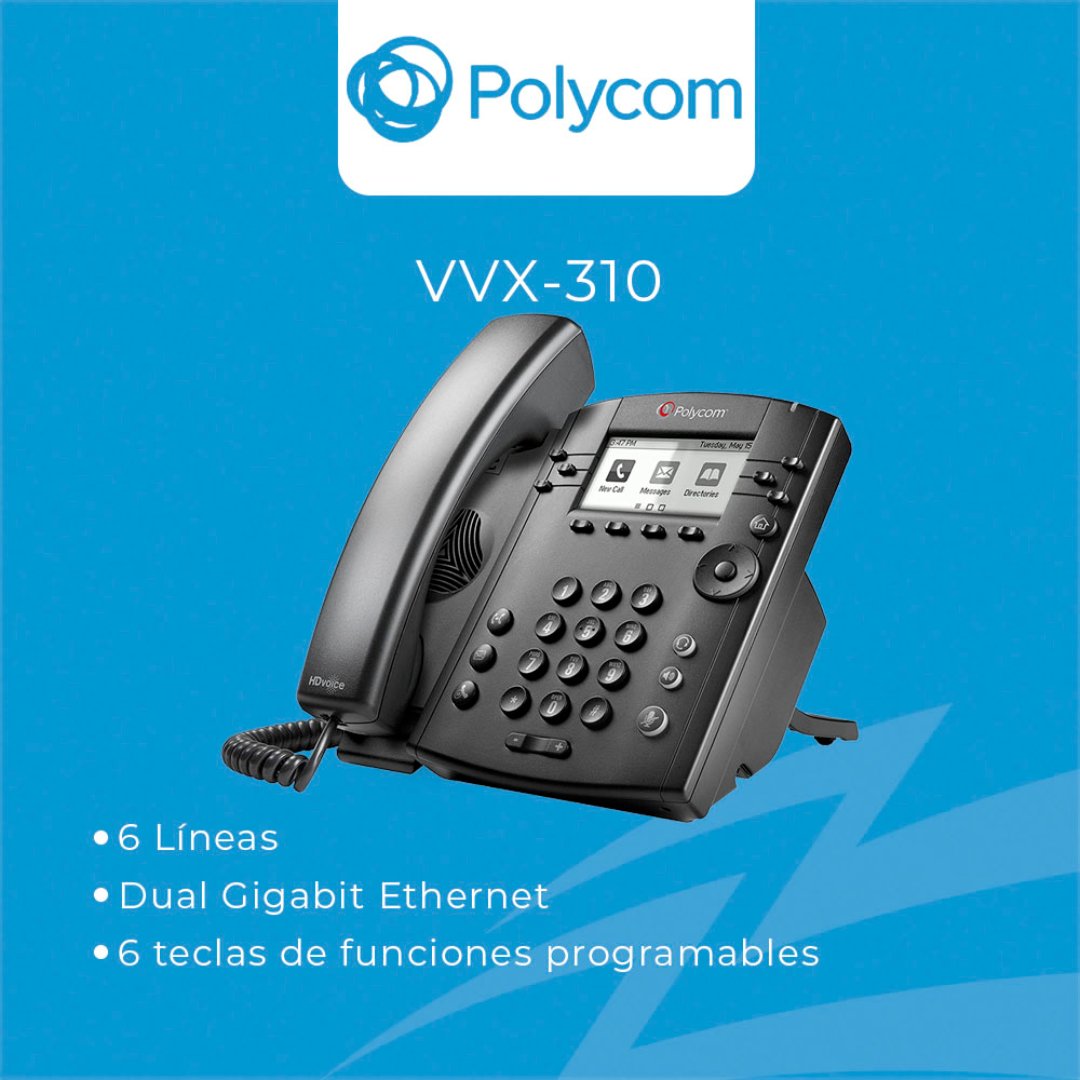 otros electronicos - Telefono Polycom  VVX 310