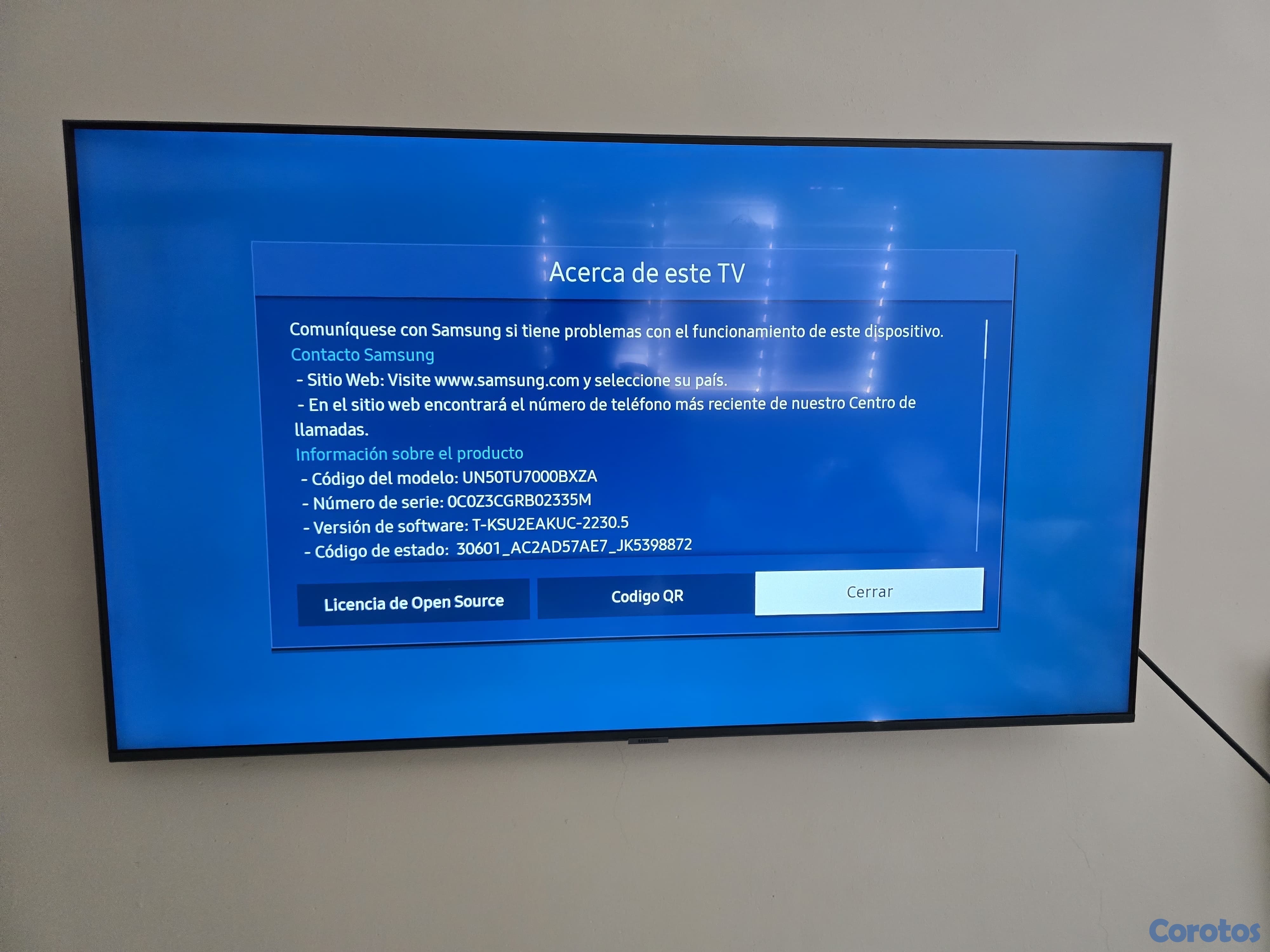 tv - Samsung Smart TV 55” 2
