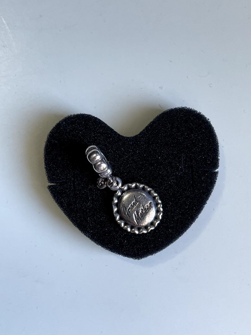 joyas, relojes y accesorios - CHARM PANDORA ORIGINAL "ABUELA"