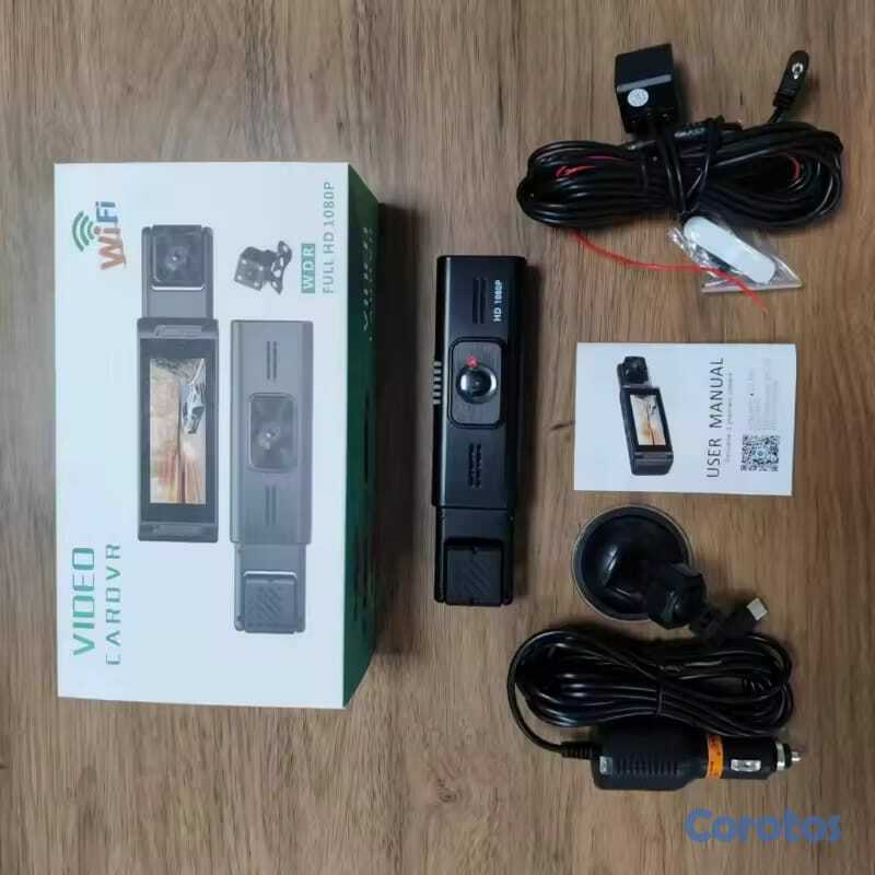 camaras y audio - Dash cam triple camara delantera trasera y adentro 