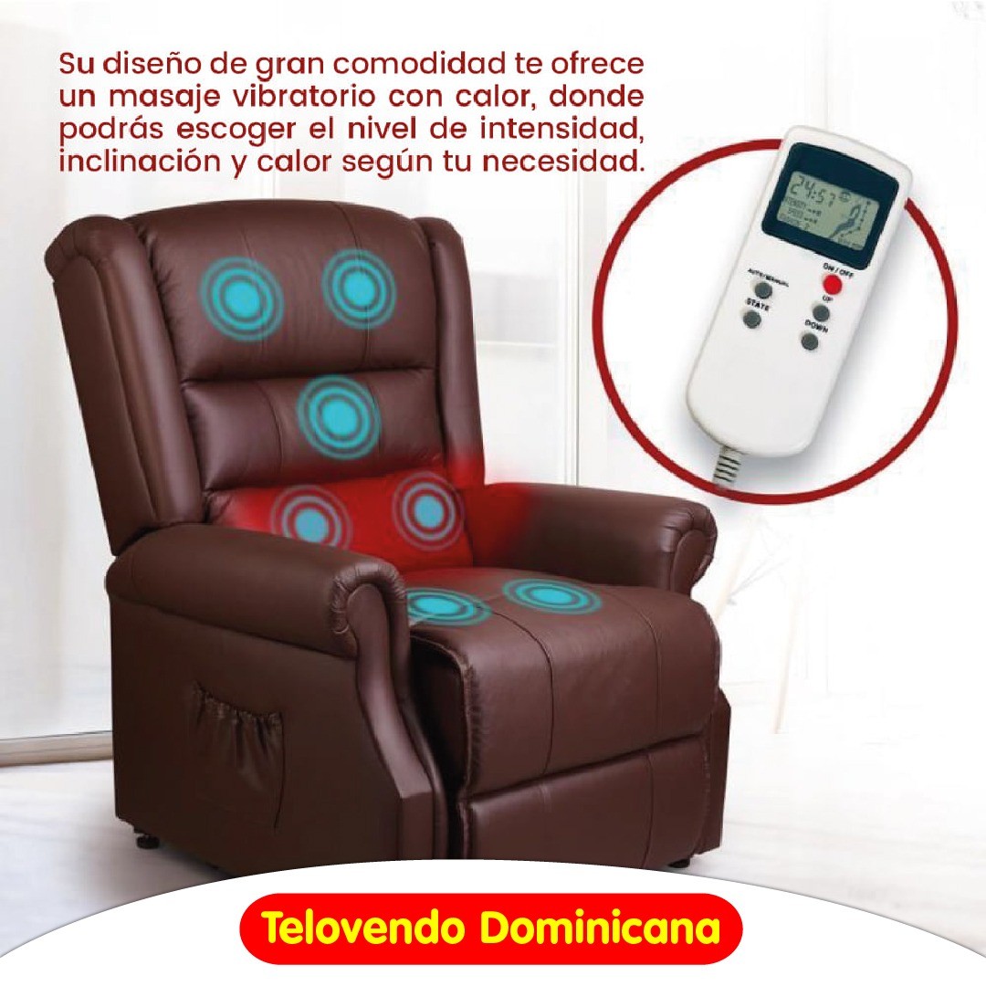 muebles y colchones - SILLON QUE LE AYUDA A LEVANTARSE Y SENTARSE MIENTRAS RECIBE MASAJES 2
