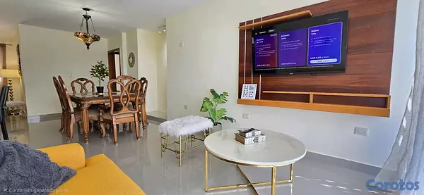 apartamentos - vendo amueblado o sin muebles 6to piso con derecho azotea privada  18