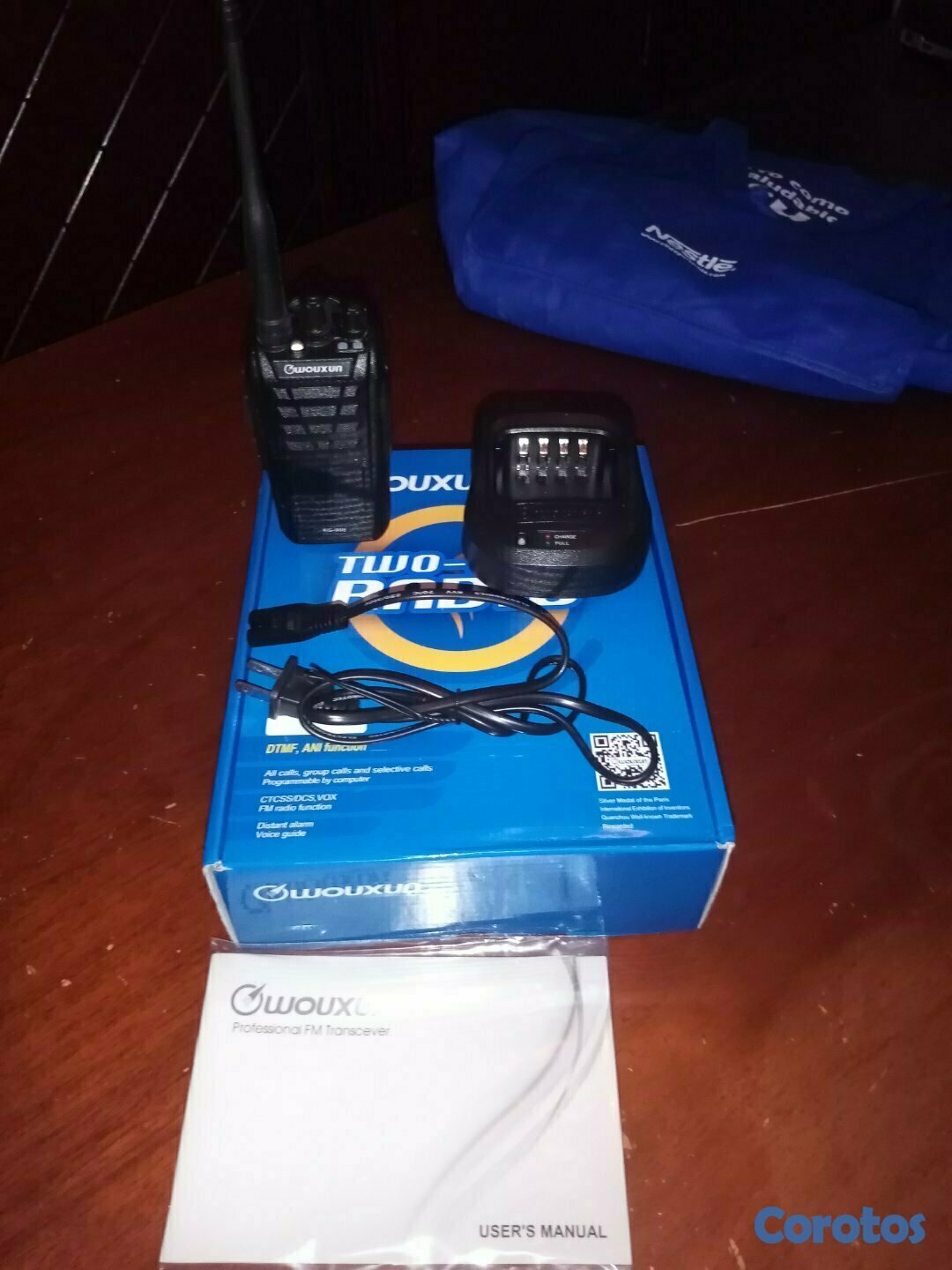 otros electronicos - Radio de comunicación marca WOUXUN KG-998 4