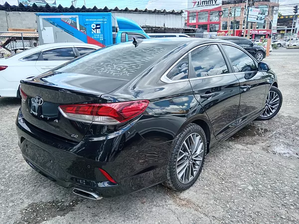 carros - HYUNDAI SONATA NEW RISE 2019 NEGRO GASOLINA 3