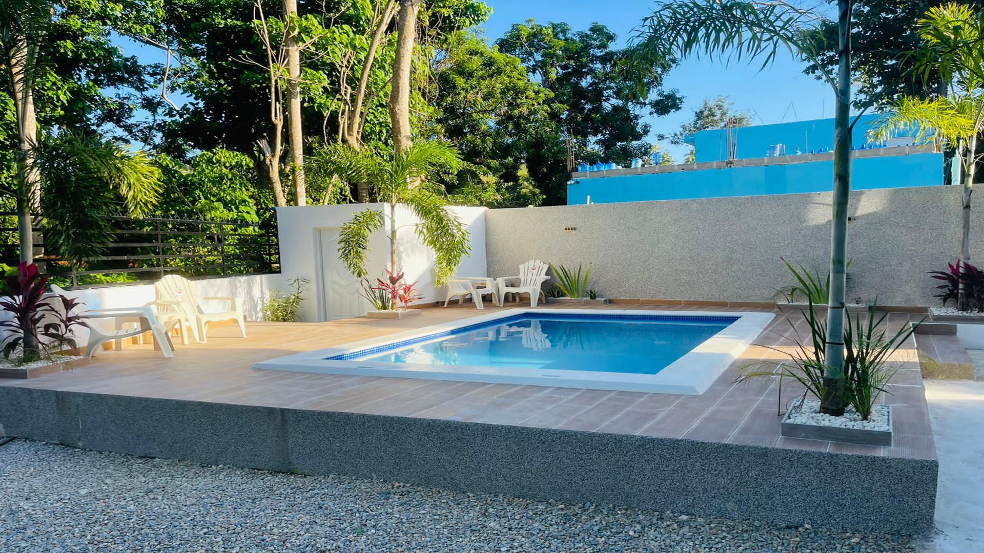 apartamentos - APARTAMENTO AMUEBLADO DE 2 HABITACIONES CON PISCINA COMUNITARIA