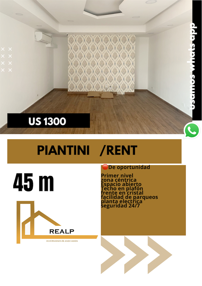 oficinas y locales comerciales - Local primer nivel Piantini  0
