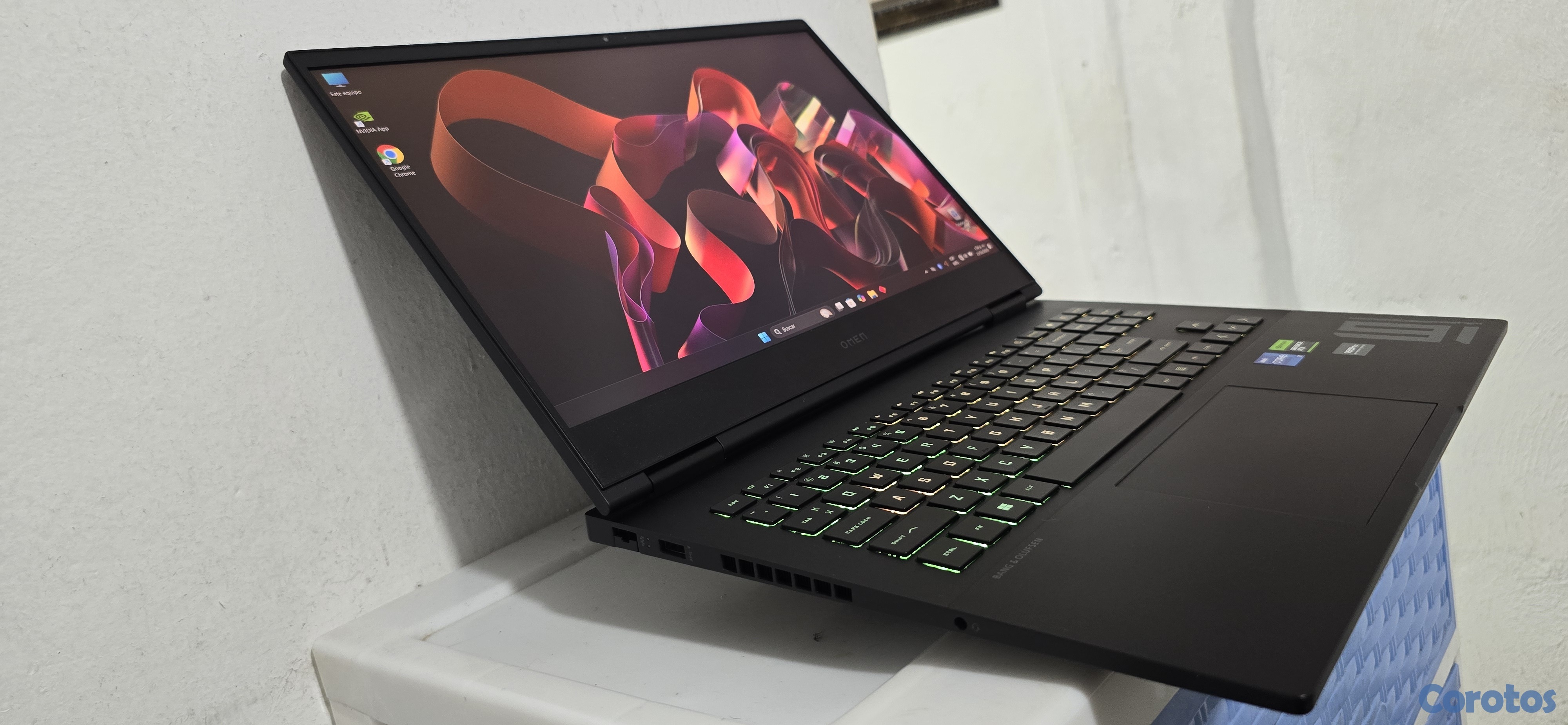 computadoras y laptops - hp Omen Gamer 16 Pulg Core i7 13th Ram 32gb Disco 1TB ssd Nvidea Rtx 4060 8gb  2