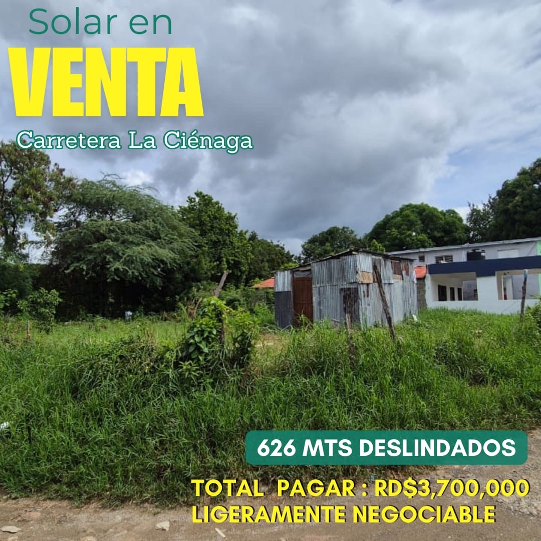 solares y terrenos - vendo solar 