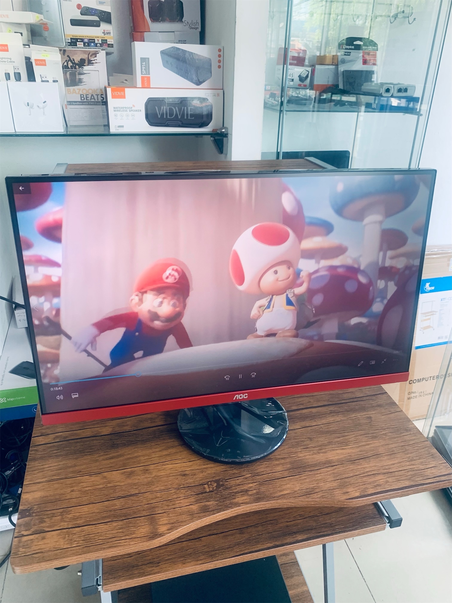 computadoras y laptops - Monitor Aoc de 27 full hd freesync 144HZ 1 Ma
