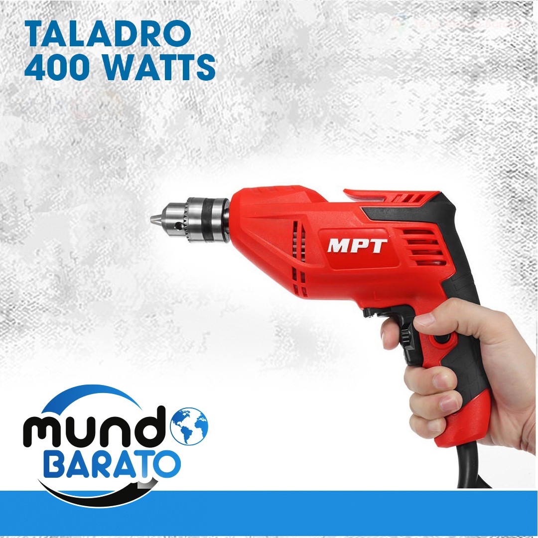 herramientas, jardines y exterior - Taladro Electrico 400 Watts Mpt Herramientas Destornillador