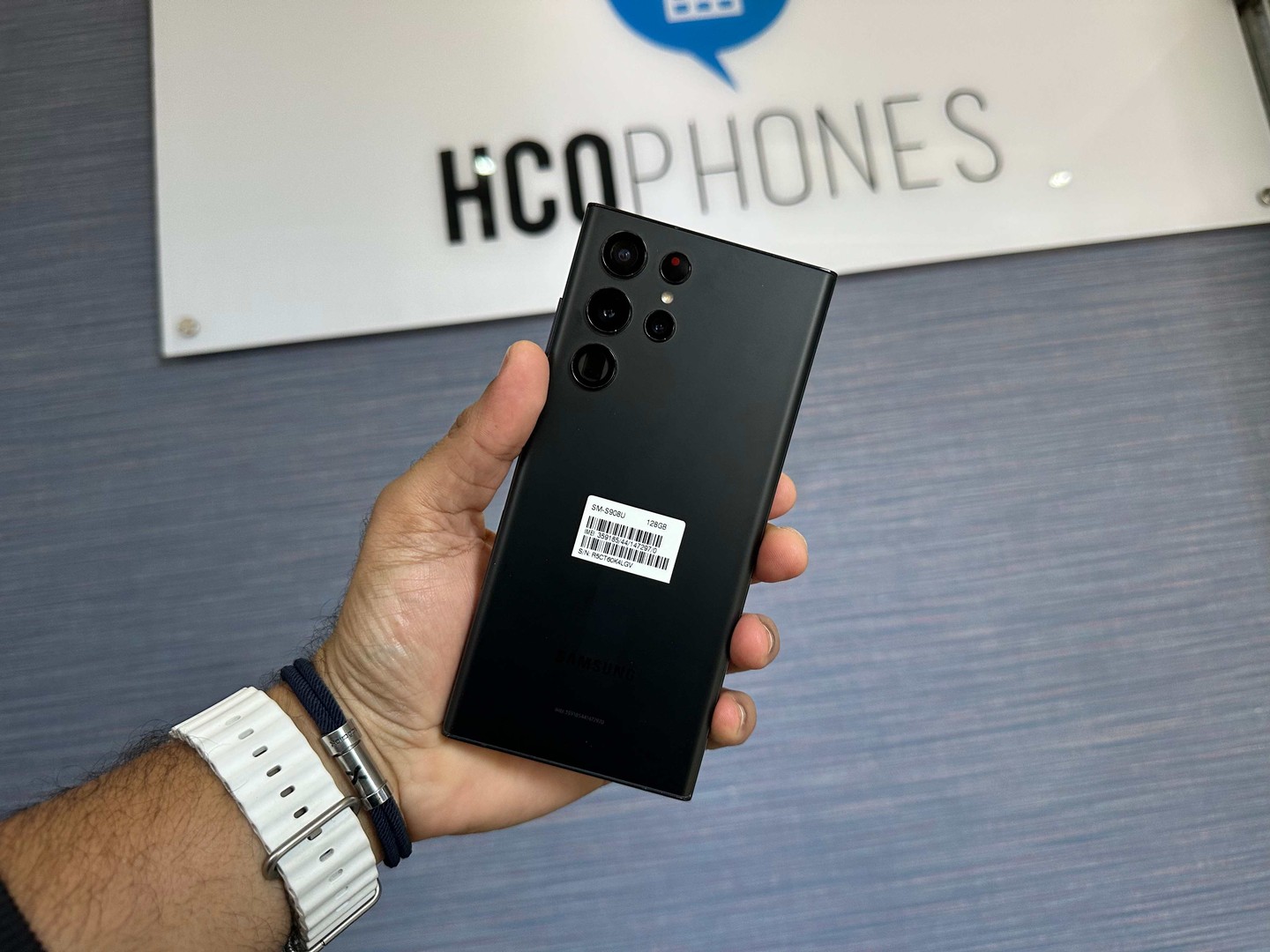 celulares y tabletas - Samsung Galaxy S22 ULTRA 128GB / 8GB RAM Negro Nuevo, Desbloqueado RD$ 34,500 1