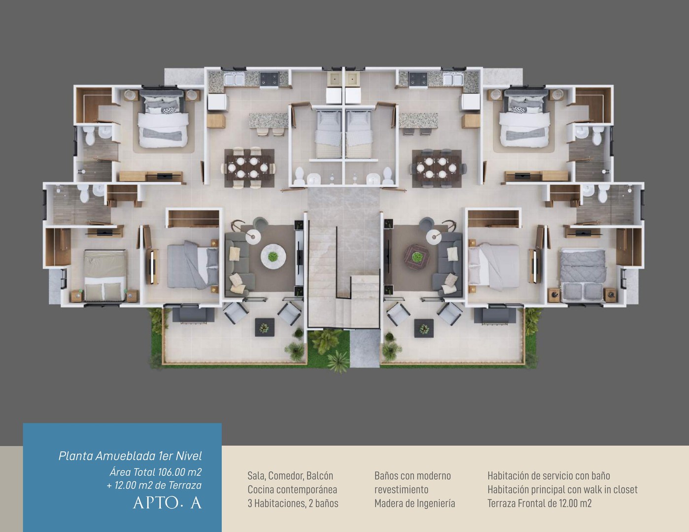 apartamentos - Apartamento en ventas en el proyecto Brisas de las Colinas 4, Santo Domingo 1