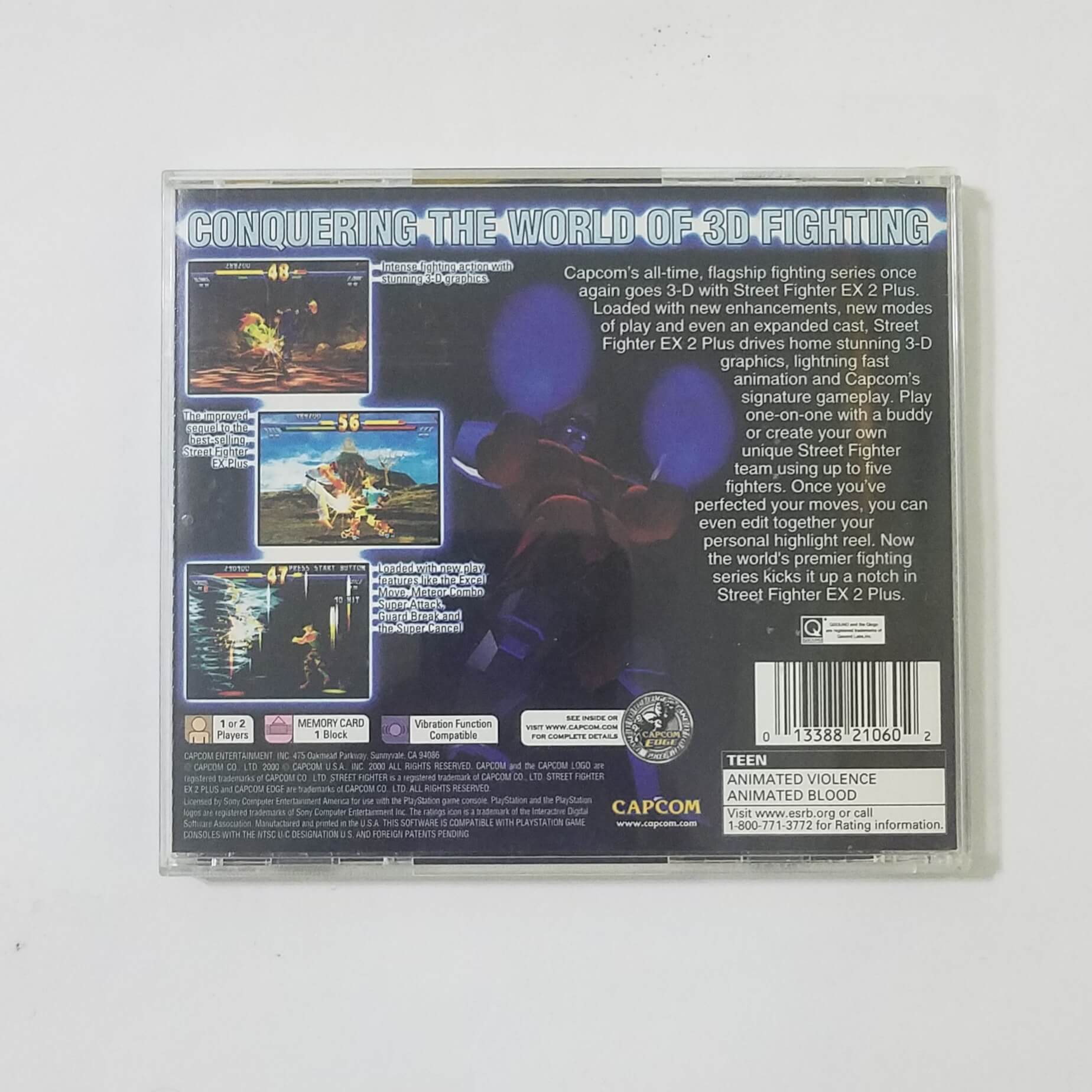 consolas y videojuegos - Street Fighter EX2 Plus de PlayStation 1 COMPLETO 1